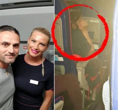 Marius se afla într-un avion pe ruta Birmingham-Bucuresti. Ce a facut aceasta stewardesa de la WizzAir e neasteptat