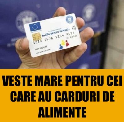 Cardurile sociale vor fi încărcate cu noi fonduri: 250 lei pentru beneficiari