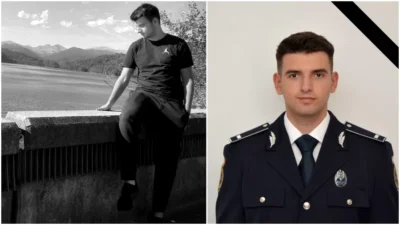 El este Flavius, tânărul polițist care a murit în timpul programului de muncă. „Ne luăm rămas-bun de la tine, cu inimile pline de durere!”