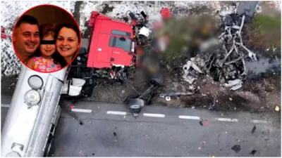 Familia care a murit în tragedia de la Suceava se afla în vacanță. Pentru Constantin, Teodora și Sofia au fost ultimele sărbători