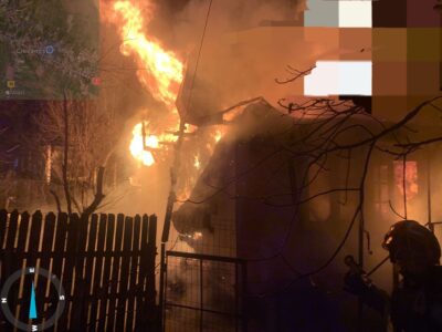 Flăcări devastatoare în Argeș: Casa distrusă complet!