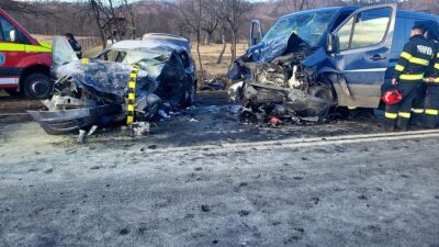 Tragedie pe DN 68: Un bărbat a murit, iar altul a fost grav rănit într-un accident violent