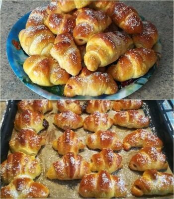 Se topesc ca semințele. Cornulețe fragede și sfărâmicioase. Aluat universal din doar 3 ingrediente.