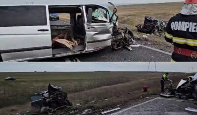 Un tânăr de 25 de ani a murit și alți trei bărbați sunt grav răniți, în urma unui accident rutier, în Constanța. Imagini terifiante cu mașinile făcute praf