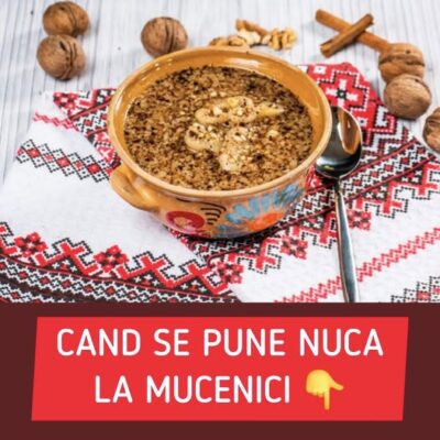 Când se pune nuca la mucenici. Trucul pentru mucenici fierți delicioși