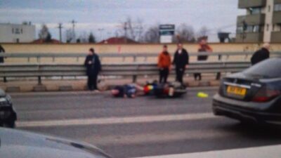 ACUM! Accident GRAV! Un MOTOCICLIST este RESUSCITAT