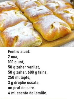Branzoaice cu aluat pufos si umplutura aromata de branza, sunt pe placul tuturor si se mananca toate