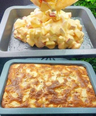 Plăcintă delicioasă cu mere, pregătită acasă!