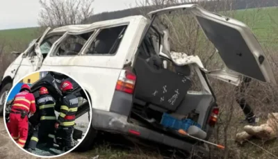 Accident rutier tragic în Dâmbovița! Un bărbat a decedat și trei persoane au fost rănite grav