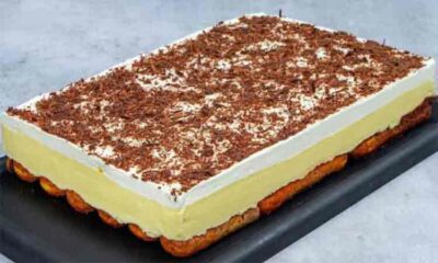 Reteta pentru un desert delicios, fara coacere, cu crema de galbenus de ou