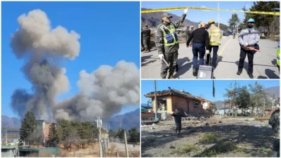 Un avion a scăpat din greșeală 8 bombe într-o zonă rezidențială. Prăpăd pe timp de pace