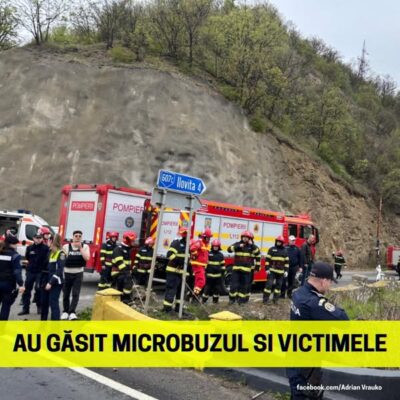 Au găsit microbuzul și prima victimă. Cine este. Tragedia care zguduit România. Nu sunt supraviețuitori, câte persoane s-ar fi aflat în microbuz