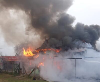 Incendiu devastator în Românești: Un bărbat și-a pierdut viața în propria locuință