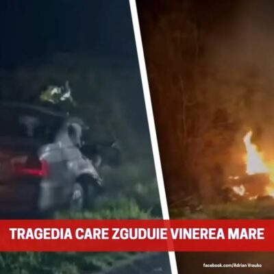 Tragedia care zguduie Vinerea mare. Un accident grav a luat vieți. Flăcările au mistuit totul