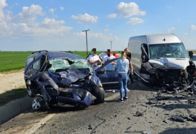 Accident grav pe DN2D în Vrancea: o persoană în stare critică și trafic blocat pe un sens
