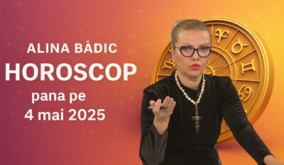 Alina Badic, horoscop pana pe 4 mai 2025. „Este o perioada destul de dura, o conjunctie care poarta un mesaj deosebit pentru noi”