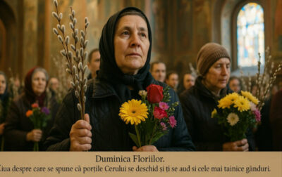 Ce se face in duminica Floriilor. Ziua despre care se spune ca portile Cerului se deschid si ti se aud si cele mai tainice ganduri. Ce e interzis sa faci