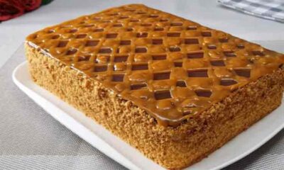 Prajitura cu caramel si o crema fina- Mai buna decat la cofetarie
