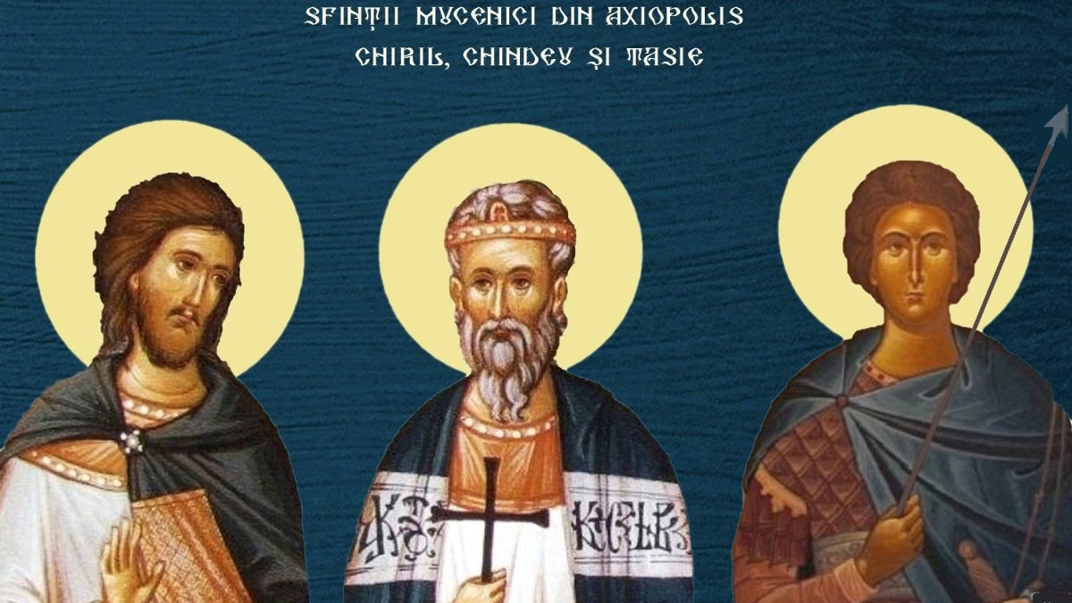 sfantul sfintit mucenic vasilevs episcopul amasiei sfanta glafira sfintii mucenici chiril chindeu si tasie din axiopolis cernavoda 143602