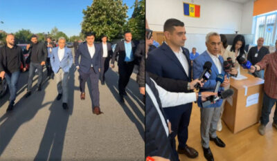 George Simion a venit la vot alaturi de Calin Georgescu: „Am votat cu Calin Georgescu”