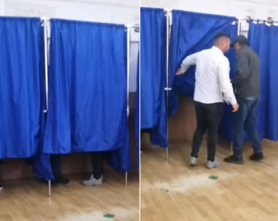 Scandal la vot în Olt! Viceprimarul prins în cabina de vot cu alegători – USR depune plângere penală!