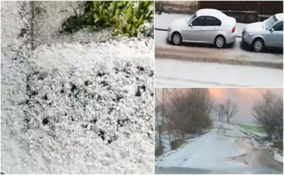 Apocalipsa meteorologică lovește sud-vestul țării! Mehedinți, Caraș-Severin și Dolj, măturate de grindină și inundații!