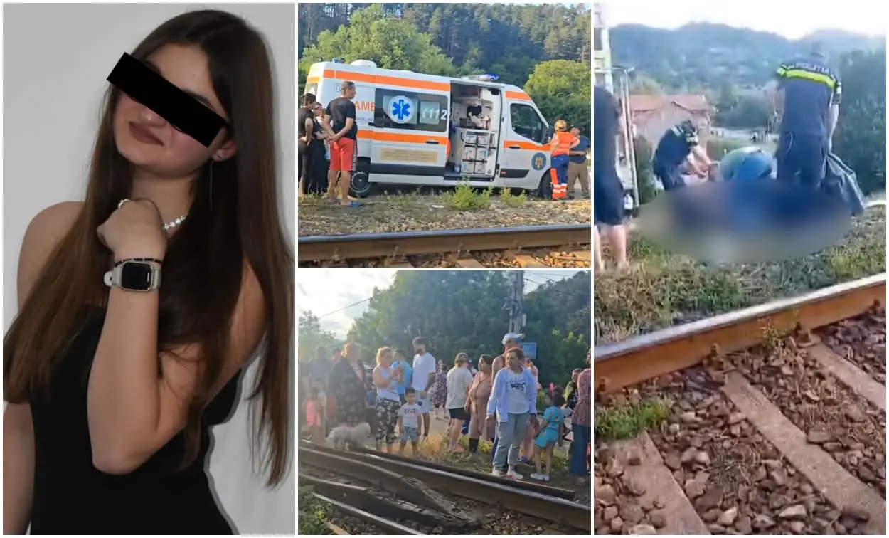Iulia, fata de 17 ani ucisă de tren în Bacău, avea căşti în urechi când traversa șinele. Filmul tragediei 1 FB IMG 1750080077569.jpg