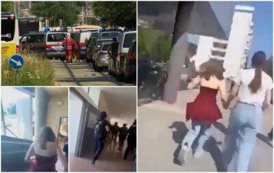 Filmul atacului armat de la scoala din Graz