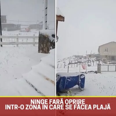 Incredibil în Turicia a început să ningă masiv în locuri în care oamenii făceau plajă. Autoritățile sunt uluite