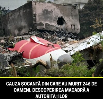 Gata, s-a aflat adevărul. E oficial! Acum e totul clar. Lumea întreagă este uluită. 246 au murit din această cauză