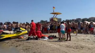 Tragedie la Techirghiol! Bărbat decedat, femeie salvată de salvamari în ultimele clipe