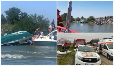 Tragedie în Delta Dunării: 4 morți și zeci de răniți în accidentul naval din Golful Musura