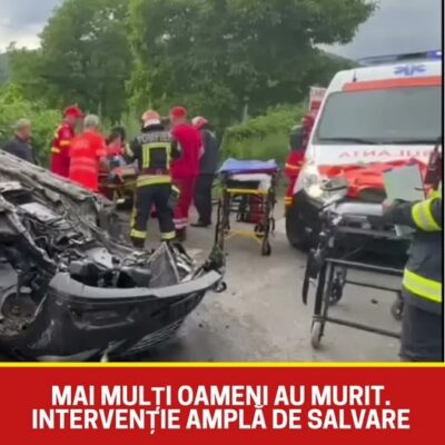 Planul roșu de intervenție a fost activat de urgență. Sunt mai multe persoane decedate și o intervenție amplă de salvare