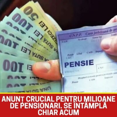Anunț crucial! Cine va primi 400 de lei în plus la pensie. Informația a fost confirmată de Ministerul Muncii