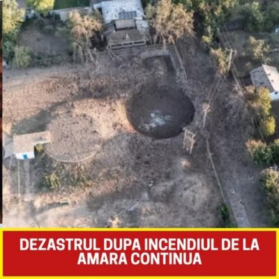 Dezastrul lăsat în urmă de explozia puternică de la Amara. Cum arată orașul după ce punga de gaze a explodat