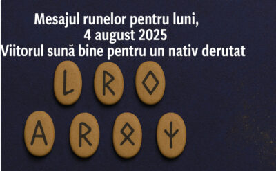 Mesajul Runelor pentru luni, 4 august 2025. Se deschide o poarta karmica pentru trei zodii. Alti nativi primesc semne clare de la Univers
