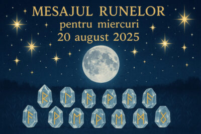 Mesajul Runelor pentru miercuri, 20 august 2025. Trei zodii dau lovitura si primesc binecuvantari divine