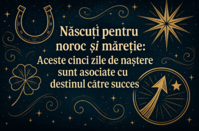 Nascuti pentru noroc si maretie: Aceste cinci zile de nastere sunt asociate cu destinul catre succes