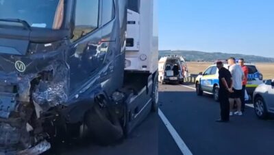 Accident mortal pe centura Bârlad: Șofer din Constanța, strivit sub TIR