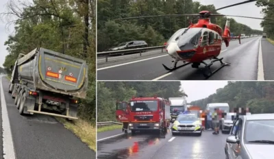 ȘOC pe autostrada A1: Doi tineri fără acte, loviți mortal de camion – anchetatorii nu exclud ipoteza sinuciderii!