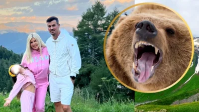 Elena Udrea și familia, atacați de un urs în timp ce se aflau în Sinaia. Cine a sărit în ajutorul lor? Reacția lui Alexandrov. Update