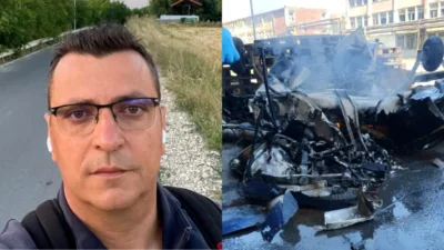 Văduva lui Vlad Zgârdău, pilotul mort la Arad, urlă de durere! Ce gest a făcut după tragedie: „E tot ce…”
