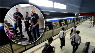Patrule de jandarmi înarmați la metroul din București. Cum explică autoritățile o astfel de măsură: „Solicitați-le sprijinul!”