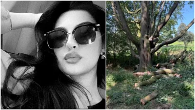Ea este Madia, mama eroină care și-a dat viața pentru fetița ei de 5 ani. Tânăra a murit lovită de o creangă de copac în parc, după ce și-a împins copilașul din calea ei