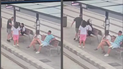 Două fete de 13 și 14 ani au fost bătute, în miezul zilei, într-o stație de tramvai