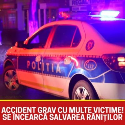 Accident cumplit cu mai multe victime. Revoltător ce a ieșit la testarea șoferului