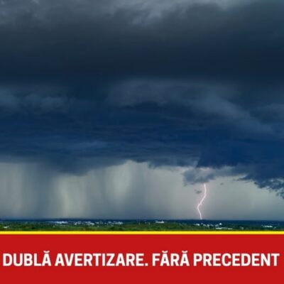 Vin furtuni puternice. Avertismentul ANM fără precedent pentru mai multe zone