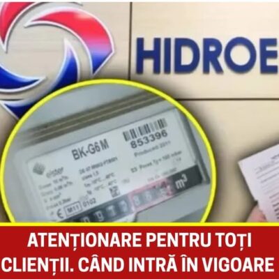 Anunț important de la Hidroelectrica pentru toți clienții. De când intră în vigoare formularul unic