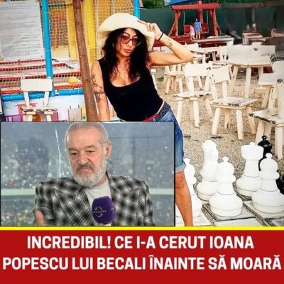 Ce i-a cerut Ioana Popescu lui Gigi Becali înainte să moară. Latifundiarul A REFUZAT CATEGORIC