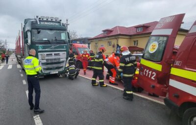 ȘOCANT! Femeie strivită de camion în centrul Buzăului – imagini cutremurătoare de la fața locului!